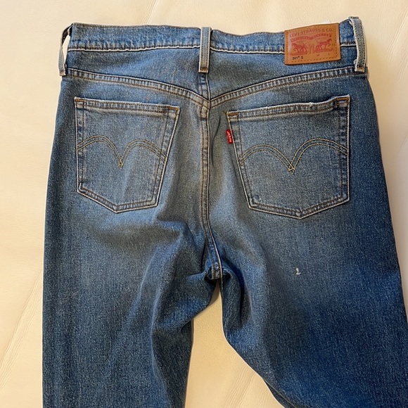 501 Levi’s Stretch Skinny Jeans 29W X 30L - Picture 3 of 12